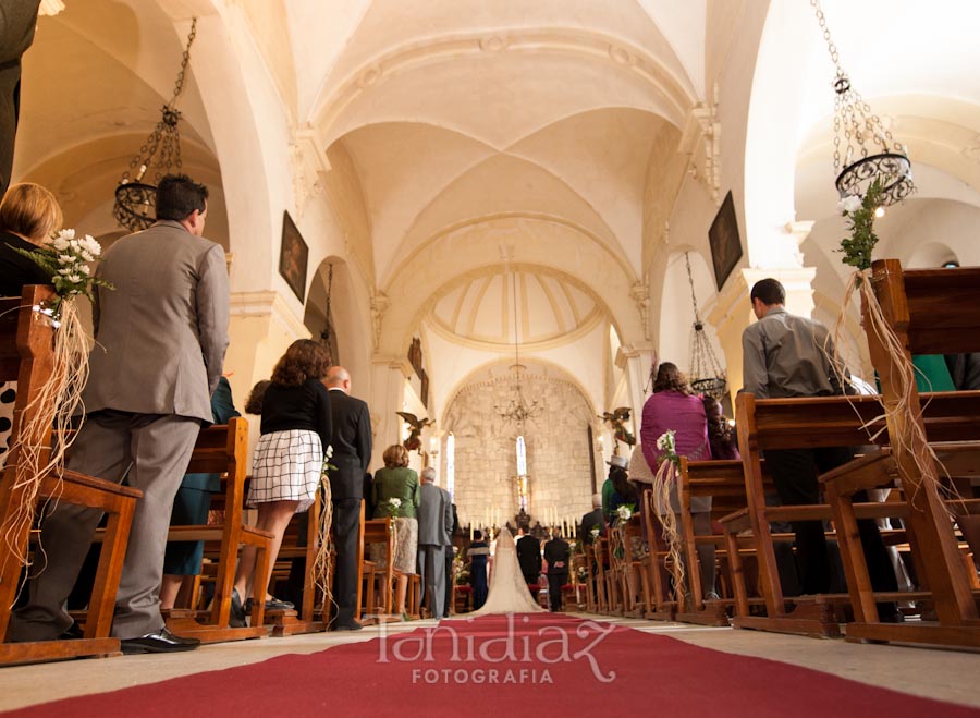 Boda de Paco y Paqui Iglesia la Asunción en Castro del Río Córdoba fotografía 1553