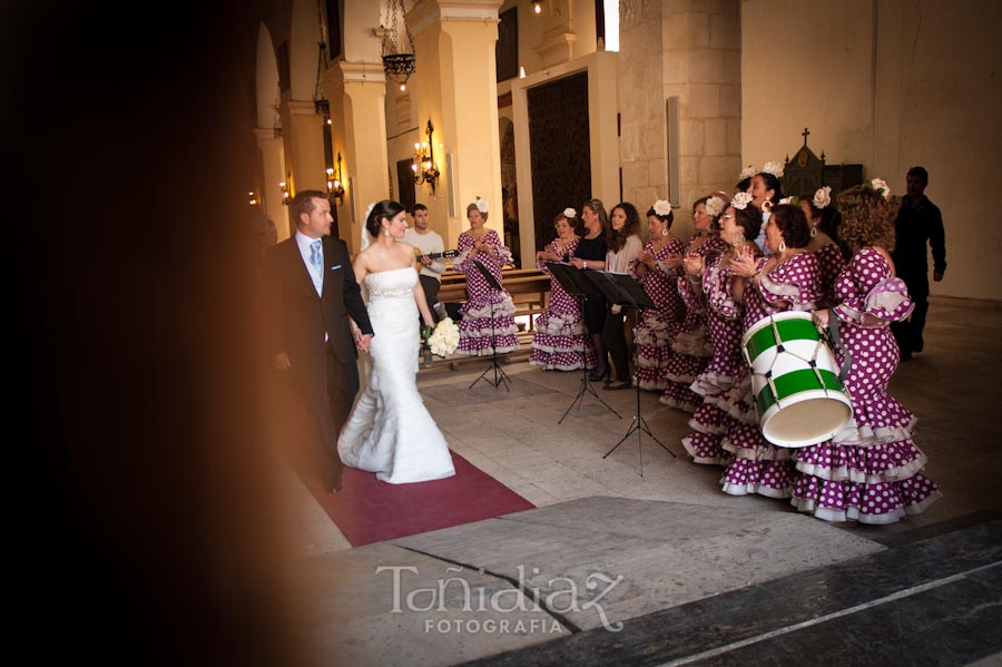 Boda de Paco y Paqui Iglesia la Asunción en Castro del Río Córdoba fotografía 2143