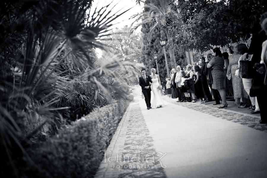 Boda de Jose y Estefanía ceremonia en el Alcazar de los Reyes Cristianos en Córdoba 89