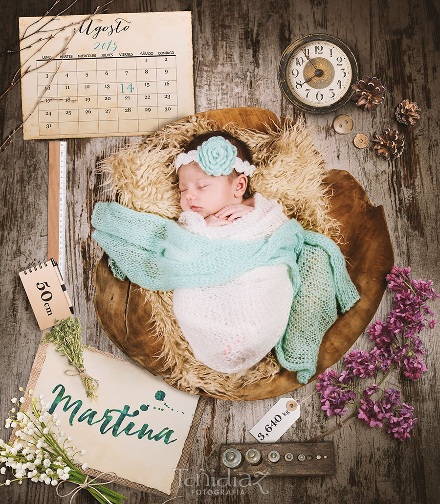 Fotos de recién nacido de Martina 01