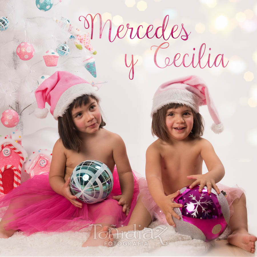 Foto de Navidad de Cecilia y Mercedes 2
