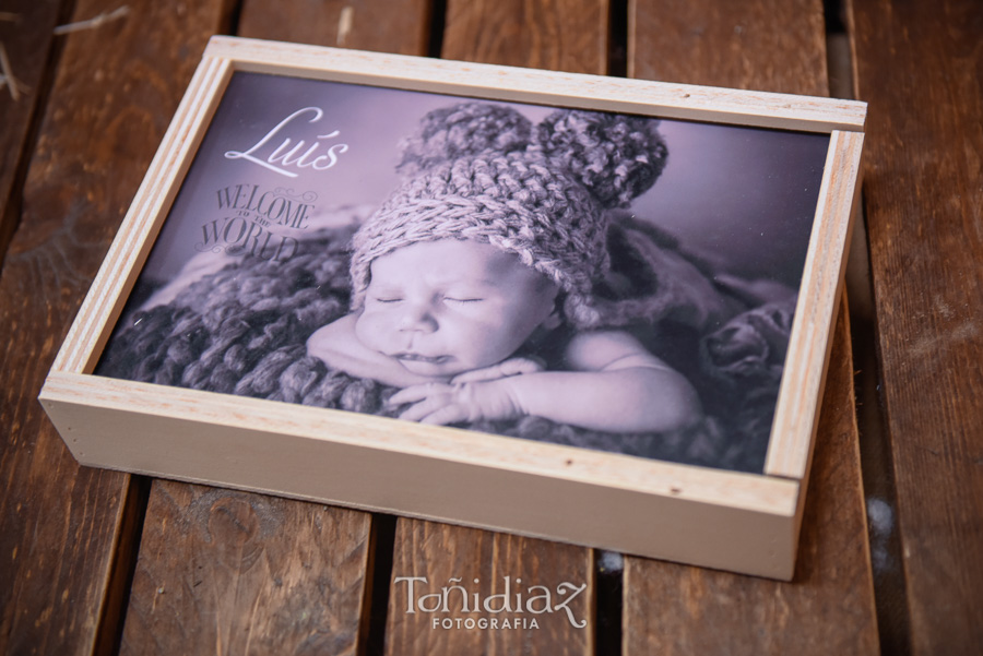 caja de madera con tapa personalizada mediante fotografía